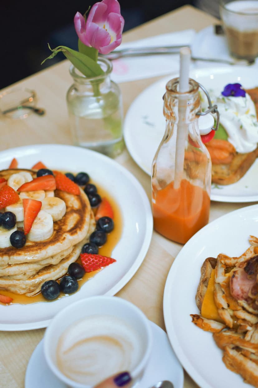 Pancakes aux fruits